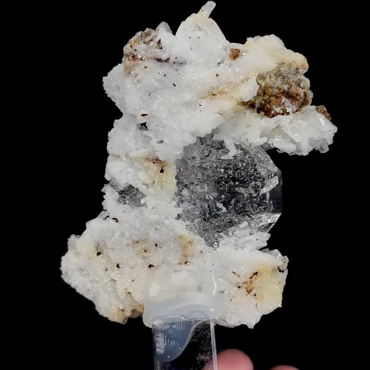 Natural Clear Quartz Double-Pointed,Mineral Specimen:Xuebaoding,Sichuan (60*25*75MM) image