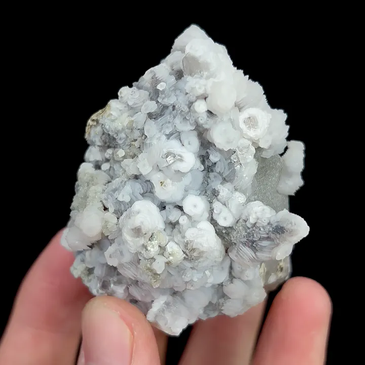 Natural Clear Quartz Tower and Flaky Calcite, Mineral Specimen: Yaogangxian,Hunan (45*55*45MM) - image 3