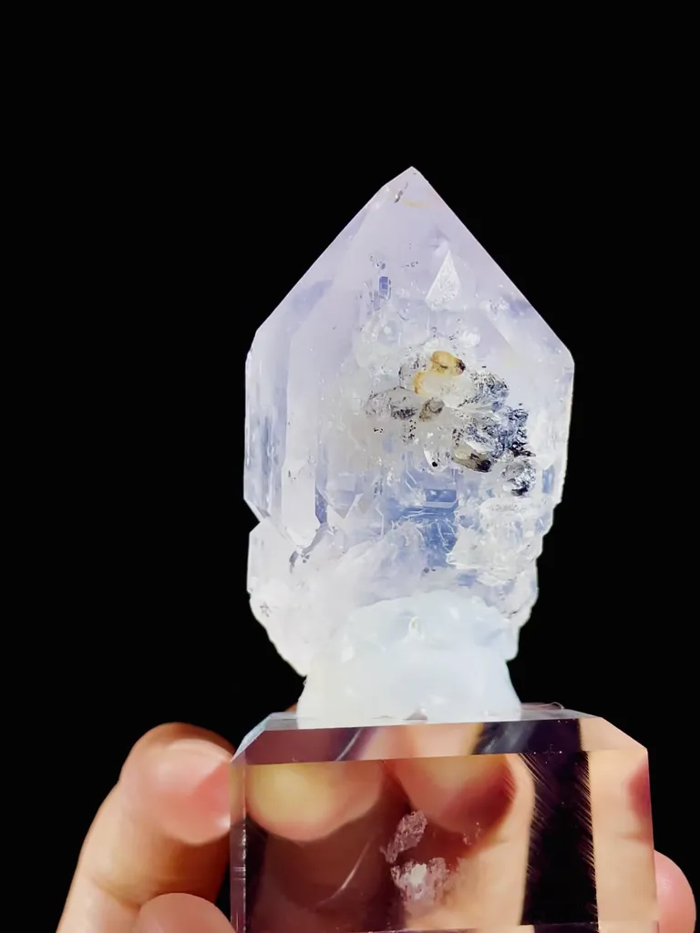 Natural Clear Quartz Tower Point comes from Anhui,China 30*35*55MM - image 4