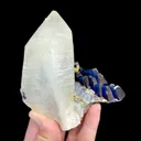 Natural Clear Quartz Tower with Fluorite and Wolframite, Mineral Specimen: Yaogangxian,Hunan (85*100*35MM) - image 1