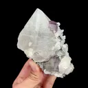 Natural Clear Quartz with Purple Fluorite and Calcite, Mineral Specimen:Yaogangxian,Hunan (95*110*75MM) - image 7