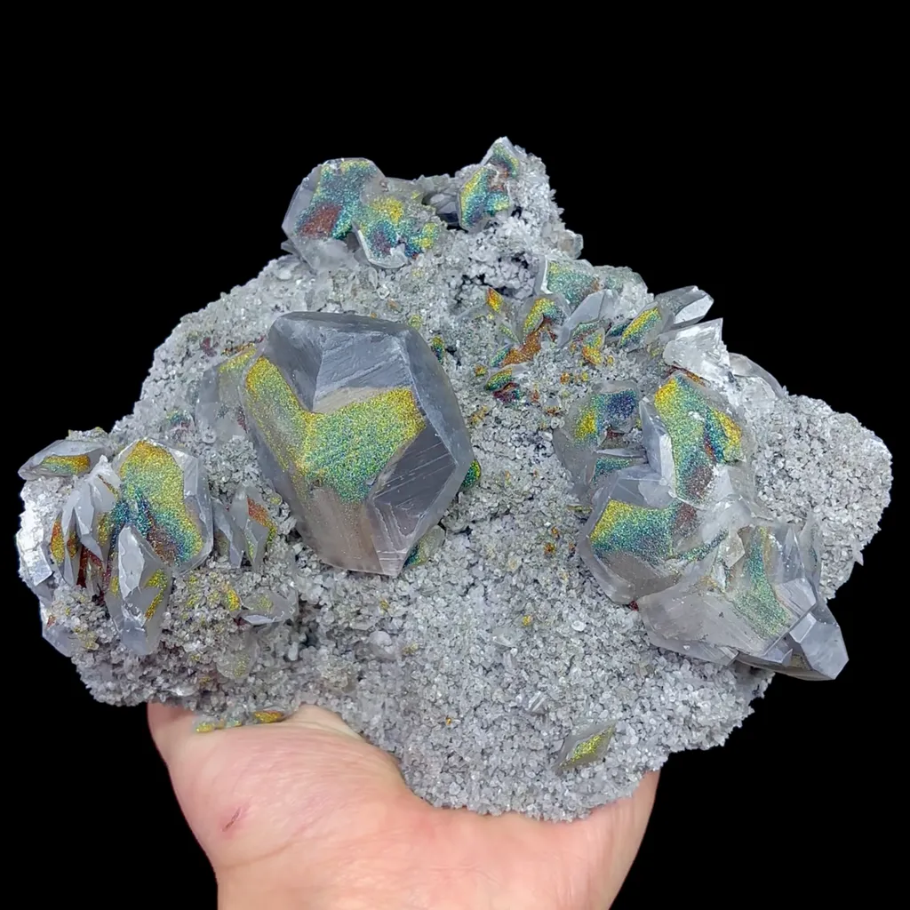 Natural Colorful Mercedes Calcite Mineral Specimen,High Quality Specimen,FUJIAN,CHINA(170*135*70mm) - image 3