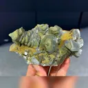 Natural Coloured Pyrite and Calcite Symbiosis comes from Daye,Hubei 135*70*40MM - image 1