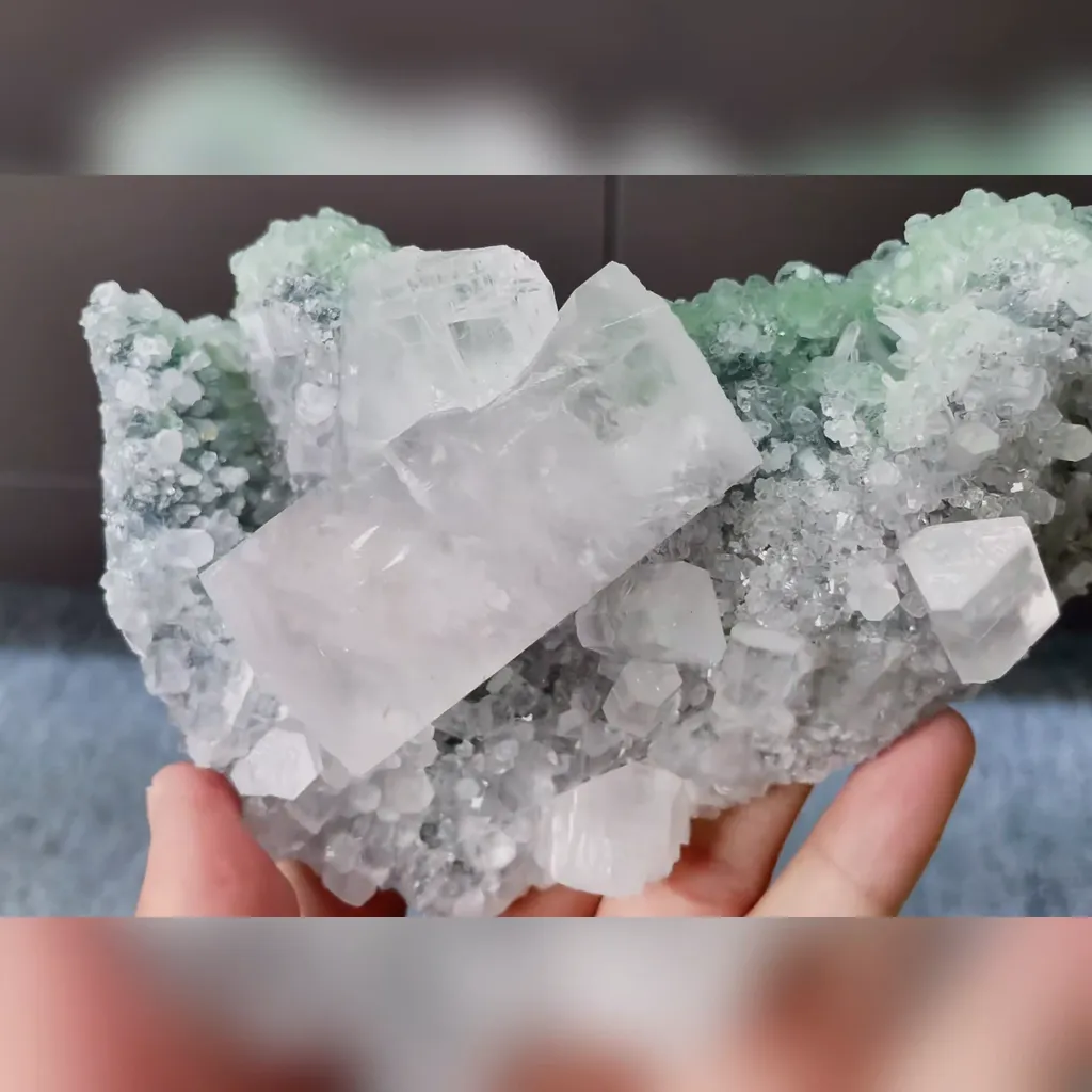 Natural Columnar Calcite and Fluorite Symbiosis comes from Fujian,China 130*95*60MM - image 4