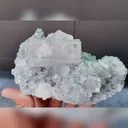 Natural Columnar Calcite and Fluorite Symbiosis comes from Fujian,China 130*95*60MM - image 2