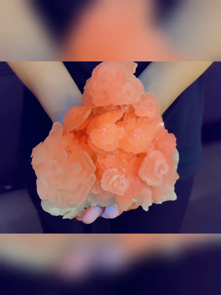 Natural Copper Coin Calcite comes from Fujian,China 170*140*90MM - image 3
