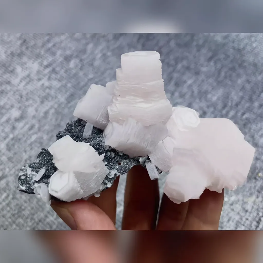 Natural Copper Coin Calcite comes from Fujian,China 95*55*35MM - image 4