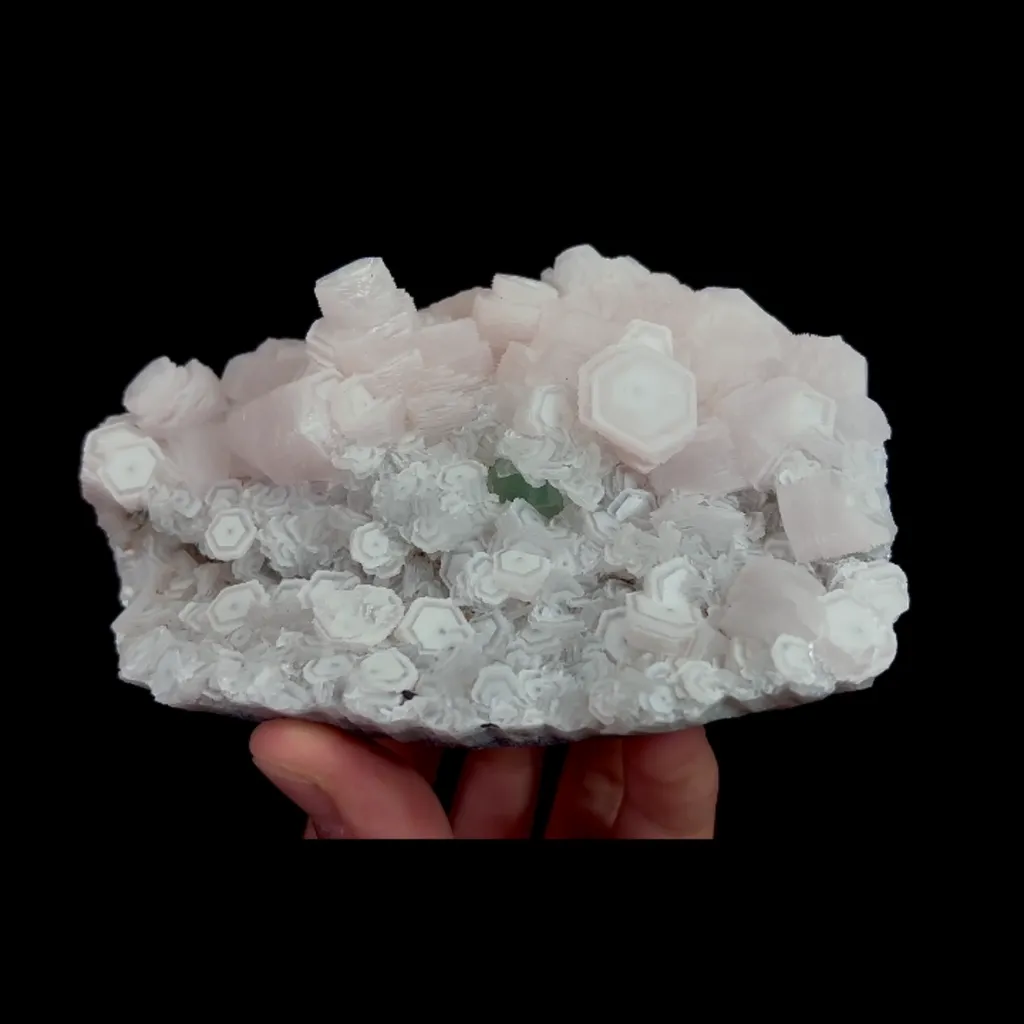 Natural Copper Coin Calcite, Mineral Specimen:Fujian,China (125*80*40MM) image