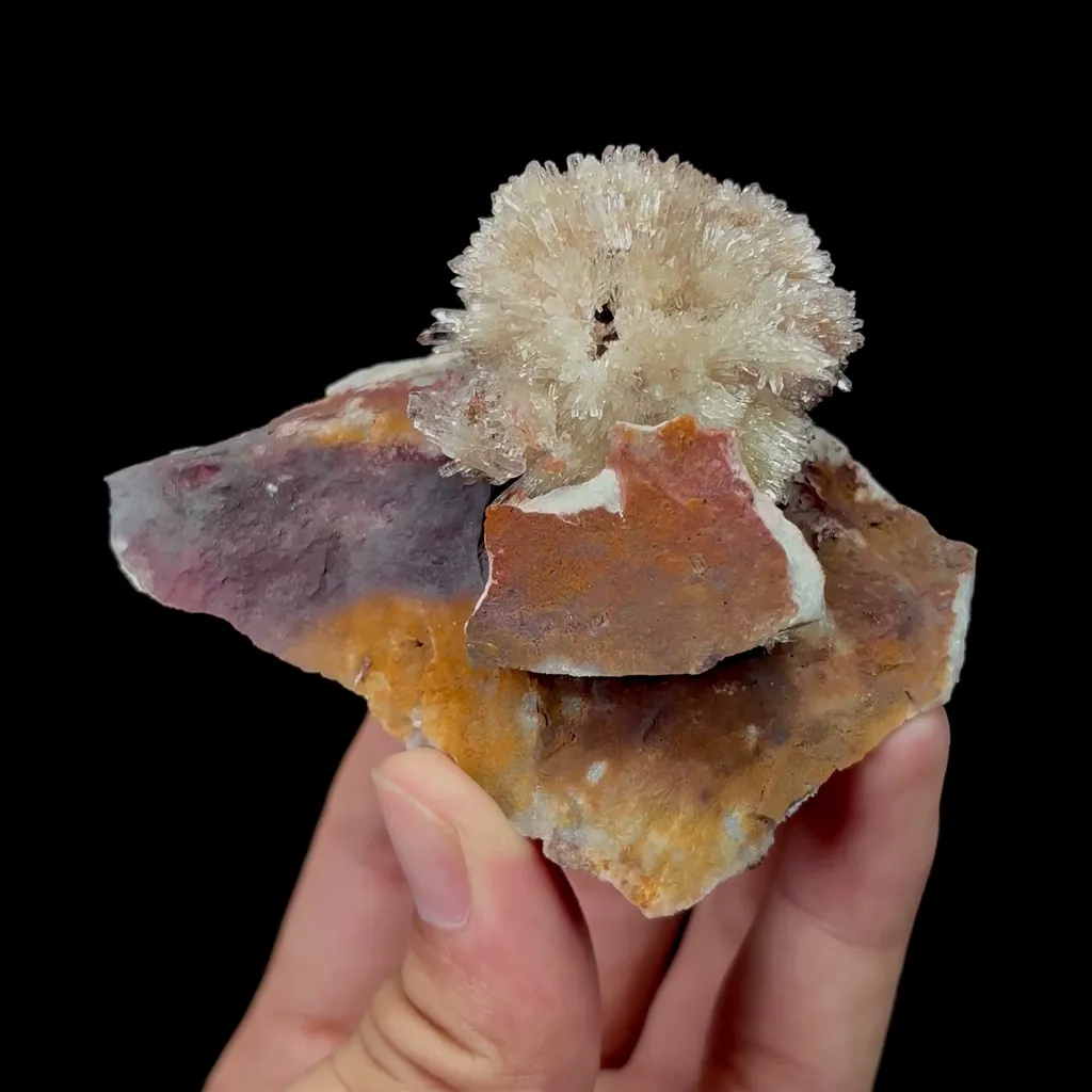 Natural Creedite Mineral Specimen,High Quality Specimen,GUIZHOU,CHINA(82*65*40mm) image