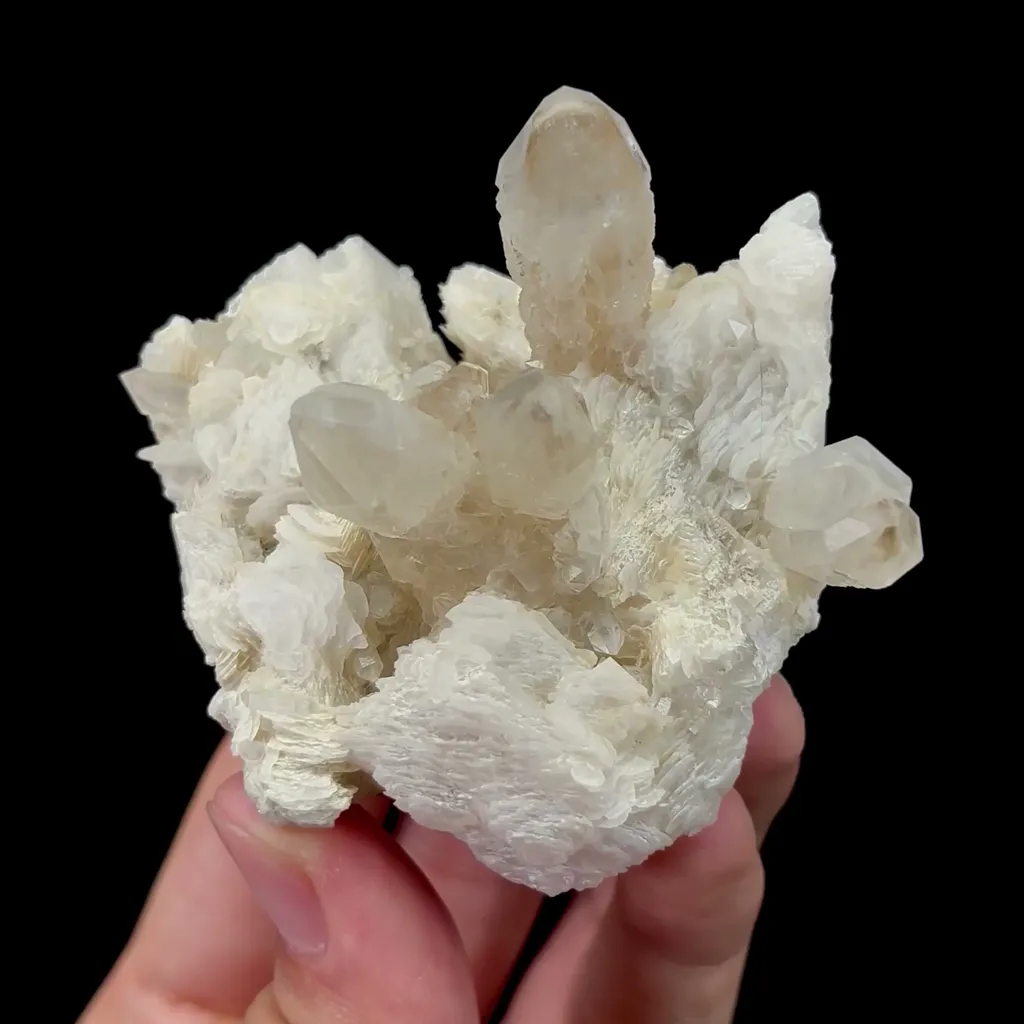 Natural Crystal and Calcite Mineral Specimen,High Quality Specimen,HUANGGANG LIANG,INNER MONGOLIA,CHINA(68*71*41mm) image