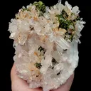 Natural Crystal and Epidote Mineral Specimen,High Quality Specimen,SICHUAN,CHINA(145*115*77mm) - image 1