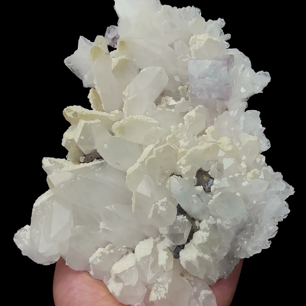 Natural Crystal and Fluorite Mineral Specimen,High Quality Specimen,YAO GANG XIAN,HUNAN,CHINA(170*138*35mm) - image 4