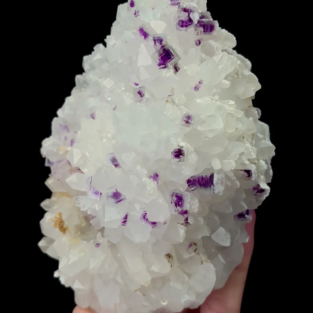 Natural Crystal and Purple Phantom Fluorite Mineral Specimen,High Quality Specimen,YAO GANG XIAN,HUNAN,CHINA(130*91*62mm) - image 4
