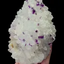 Natural Crystal and Purple Phantom Fluorite Mineral Specimen,High Quality Specimen,YAO GANG XIAN,HUNAN,CHINA(130*91*62mm) - image 4