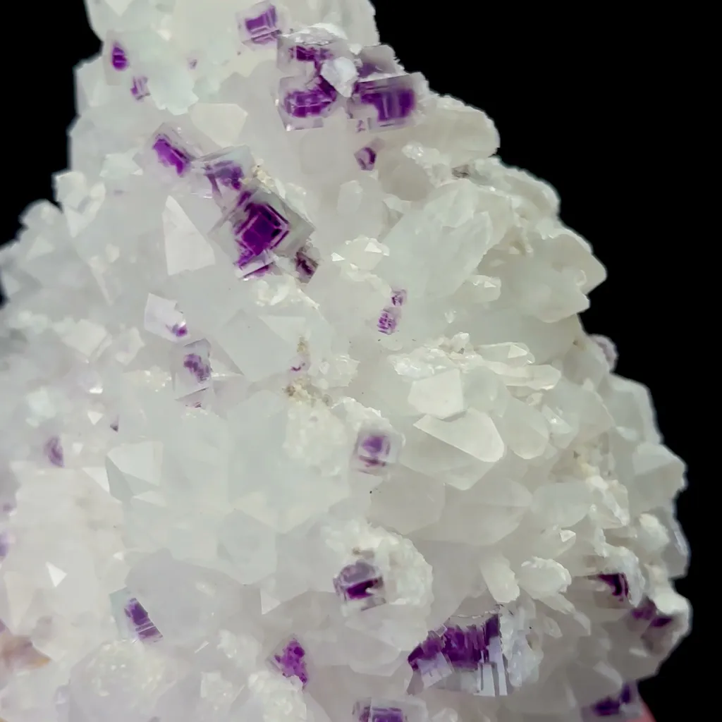 Natural Crystal and Purple Phantom Fluorite Mineral Specimen,High Quality Specimen,YAO GANG XIAN,HUNAN,CHINA(130*91*62mm) - image 2