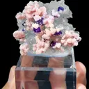 Natural Crystal and Rhodochrosite Coexist comes from Wuzhou,Guangxi 60*20*45MM - image 3