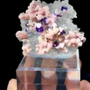 Natural Crystal and Rhodochrosite Coexist comes from Wuzhou,Guangxi 60*20*45MM - image 4