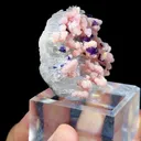 Natural Crystal and Rhodochrosite Coexist comes from Wuzhou,Guangxi 60*20*45MM - image 6