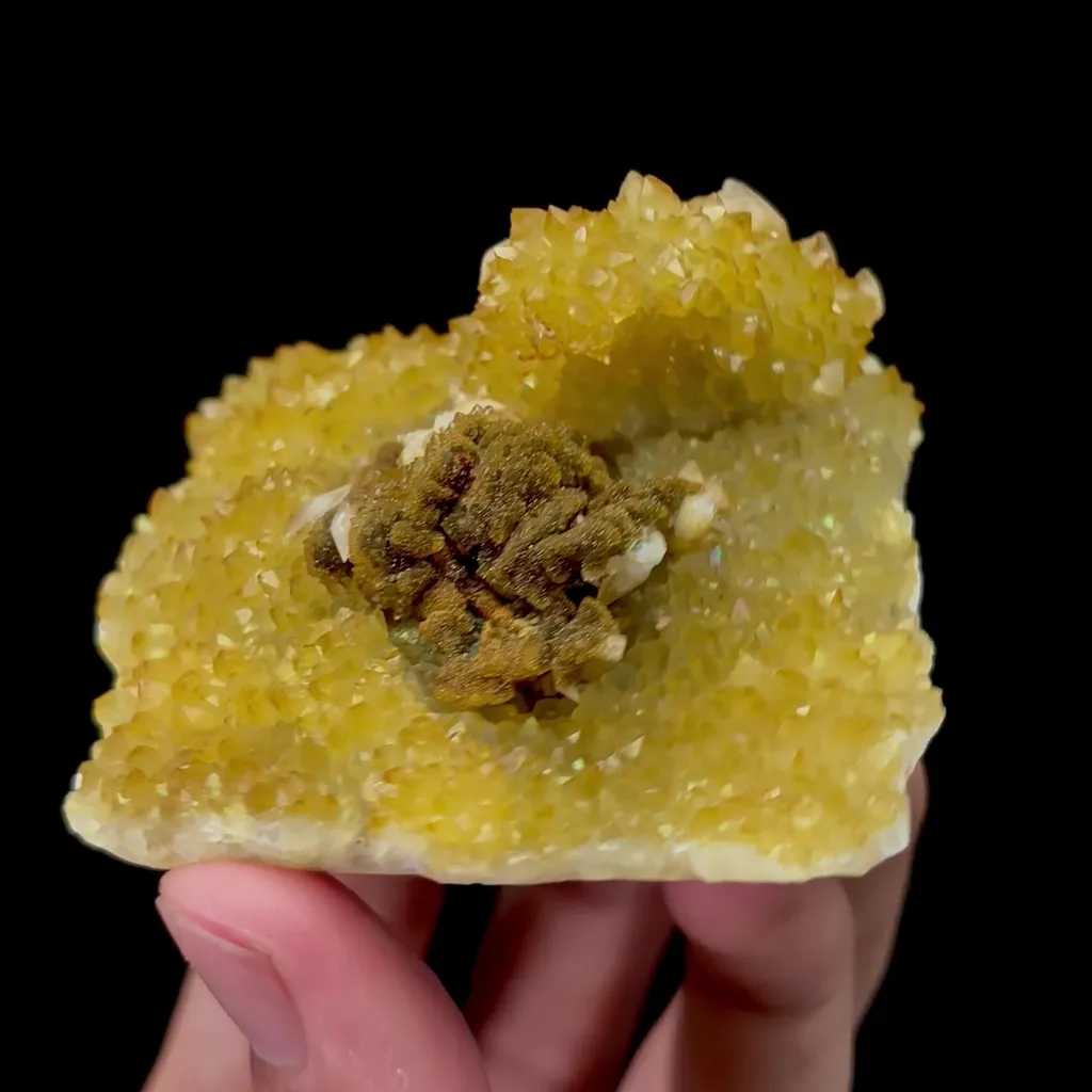 Natural Crystal and Siderite Mineral Specimen,High Quality Specimen,JINKOUHE,SICHUAN,CHINA(65*57*40mm) - image 3