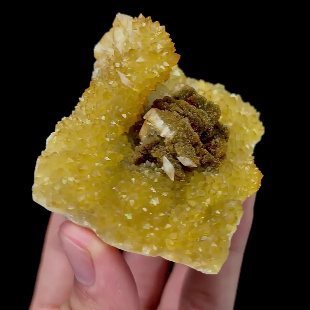 Natural Crystal and Siderite Mineral Specimen,High Quality Specimen,JINKOUHE,SICHUAN,CHINA(65*57*40mm) - image 5