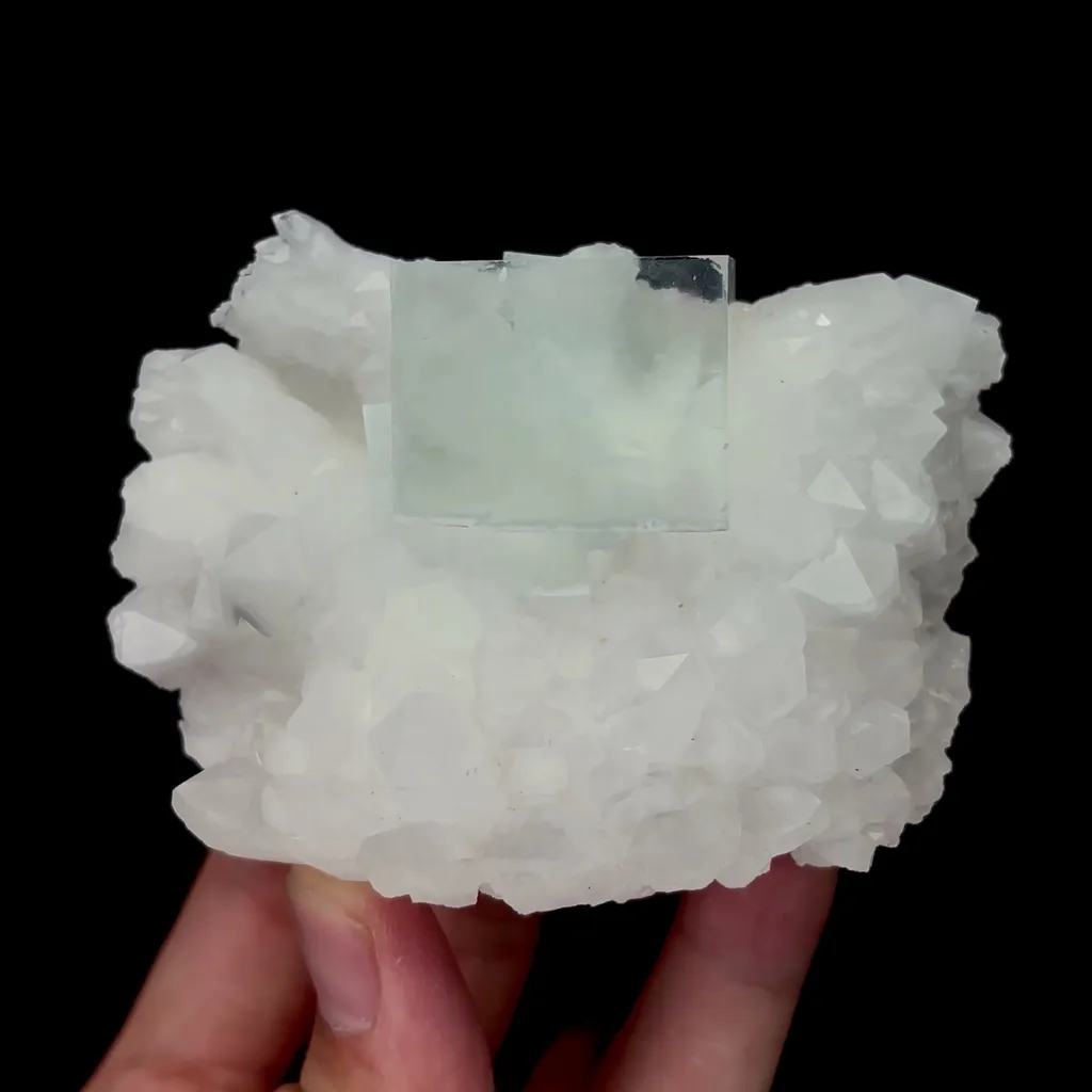 Natural Crystal and Transparent Cubic Fluorite Mineral Specimen,High Quality Specimen,ZHEJIANG,CHINA(83*63*44mm) - image 4