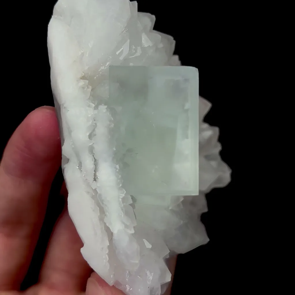 Natural Crystal and Transparent Cubic Fluorite Mineral Specimen,High Quality Specimen,ZHEJIANG,CHINA(83*63*44mm) - image 3
