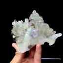 Natural Crystal Clusters and Fluorite Coexist comes from Yaogangxian,Hunan 140*105*35MM - image 2