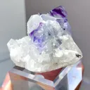 Natural Crystal Clusters and Purple Phantom Fluorite coexist comes from Yaogangxian,Hunan 50*40*35MM - image 4