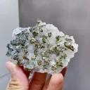 Natural Crystal Clusters coexist with Pyrite comes from Fujian,China 75*25*55MM - image 1