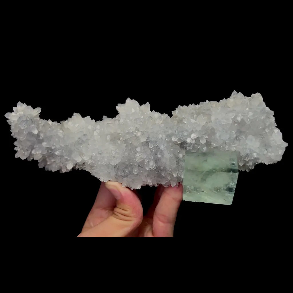 Natural Crystal Fluorite Mineral Specimen,High Quality Specimen,ZHEJIANG,CHINA(200*75*45mm) - image 2