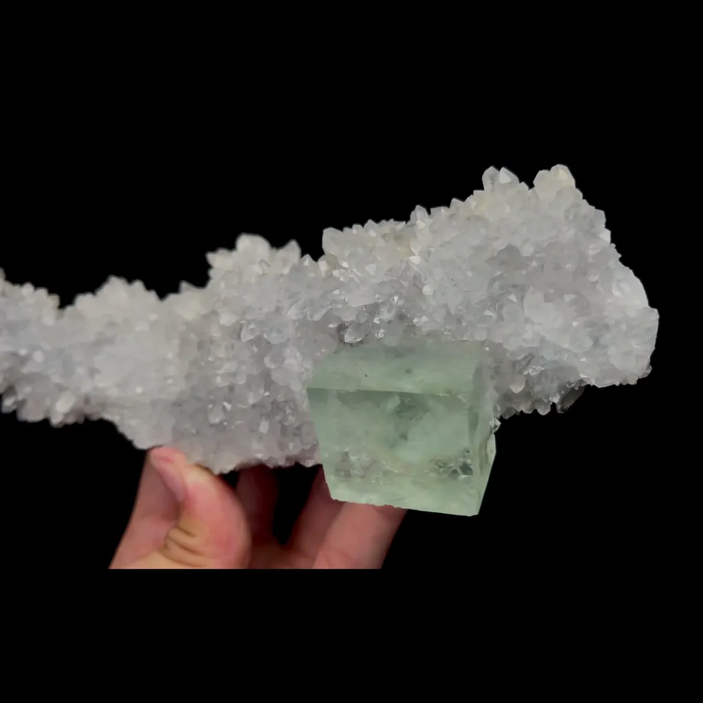 Natural Crystal Fluorite Mineral Specimen,High Quality Specimen,ZHEJIANG,CHINA(200*75*45mm) - image 3
