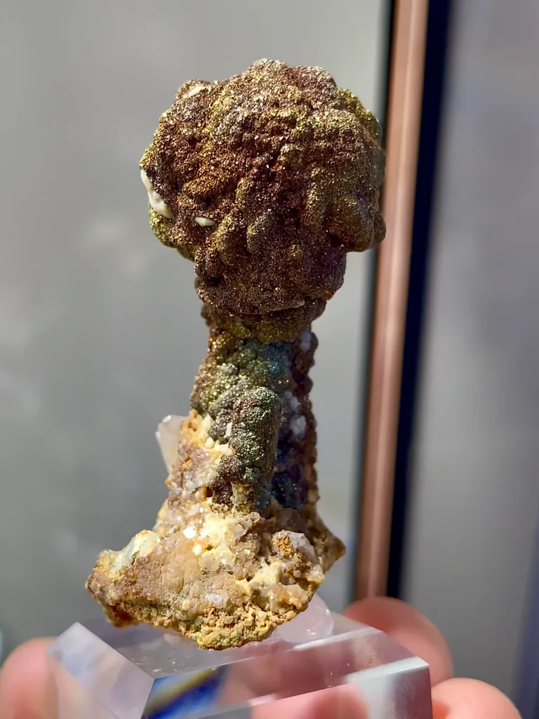 Natural Crystals and Pyrite Coexist comes from Daye,Hubei 20*20*45MM - image 6