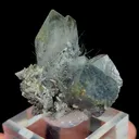 Natural Cubic Fluorite and Bismuthinite and Quartz, Mineral Specimen:Yaogangxian,Hunan (35*40*35MM) - image 3