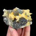 Natural Cubic Fluorite and Calcite, Mineral Specimen:Guizhou,China (65*60*30MM) - image 2