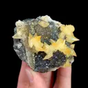 Natural Cubic Fluorite and Calcite, Mineral Specimen:Guizhou,China (65*60*30MM) - image 4