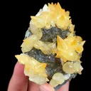 Natural Cubic Fluorite and Calcite, Mineral Specimen:Guizhou,China (70*80*50MM) - image 2