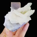 Natural Cubic Fluorite and Calcite Symbiosis comes from Yaogangxian,Hunan 85*40*70MM - image 2