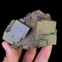 Natural Cubic Fluorite and Pyrite, Mineral Specimen:Yaogangxian,Hunan (75*60*50mm) - image 5