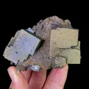 Natural Cubic Fluorite and Pyrite, Mineral Specimen:Yaogangxian,Hunan (75*60*50mm) - image 6