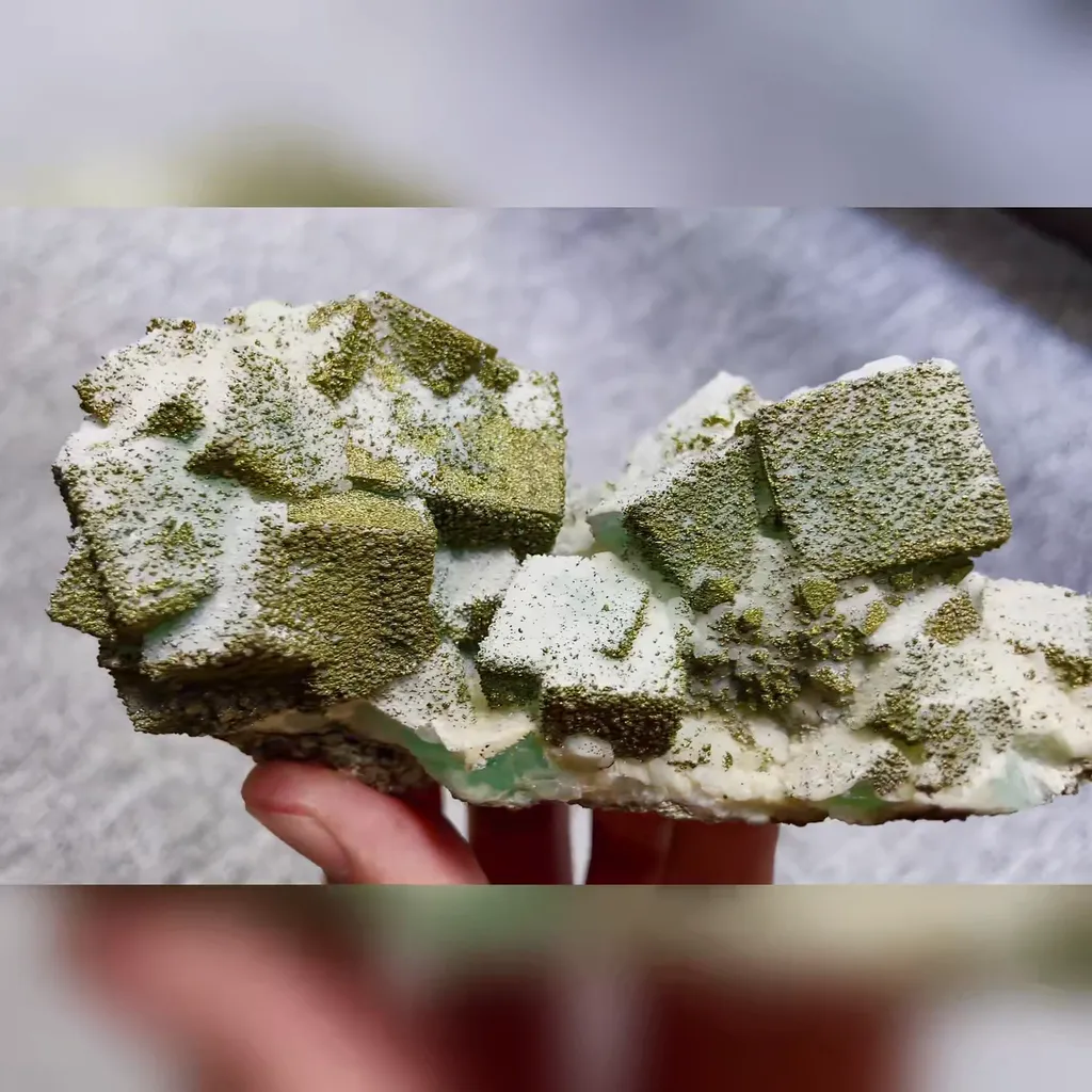 Natural Cubic Fluorite and Pyrite Symbiosis comes from Yaogangxian,Hunan 120*70*50MM - image 2