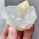 Natural Cubic Fluorite and Scheelite coexist comes from Xianghualing,Hunan 50*35*45MM - image 3