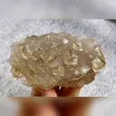Natural Cubic Fluorite and Transparent Prismatic Calcite comes from Zhejiang,China 115*65*45MM - image 4