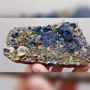 Natural Cubic Fluorite & Bismuthinite, Pyrite and Siderite, Mineral Specimens: Yaogangxian,Hunan (105*70*35mm) - image 4