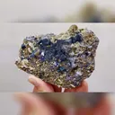 Natural Cubic Fluorite & Bismuthinite, Pyrite and Siderite, Mineral Specimens: Yaogangxian,Hunan (105*70*35mm) - image 3