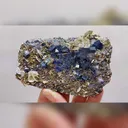 Natural Cubic Fluorite & Bismuthinite, Pyrite and Siderite, Mineral Specimens: Yaogangxian,Hunan (105*70*35mm) - image 6