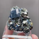 Natural Cubic Fluorite coexists with Jamstenite and Toxic Sand comes from Yaogangxian,Hunan 35*25*25MM - image 1