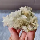 Natural Cubic Fluorite with Pyrite and Quartz Symbiosis  comes from Inner Mongolia,China 70*55*40MM - image 3