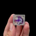 Natural Cubic Tower Phantom Fluorite Mineral Specimen,High Quality Specimen,SHANGBAO,HUNAN,CHINA(22*25*20mm) - image 2