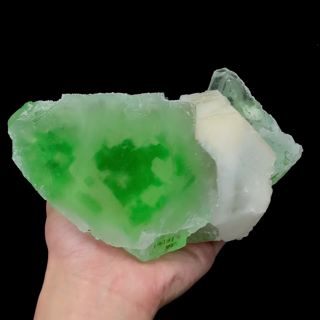 Natural Dark Green Large Phantom Fluorite Mineral Specimen,High Quality Specimen,ZHEJIANG,CHINA(175*109*80mm) - image 4