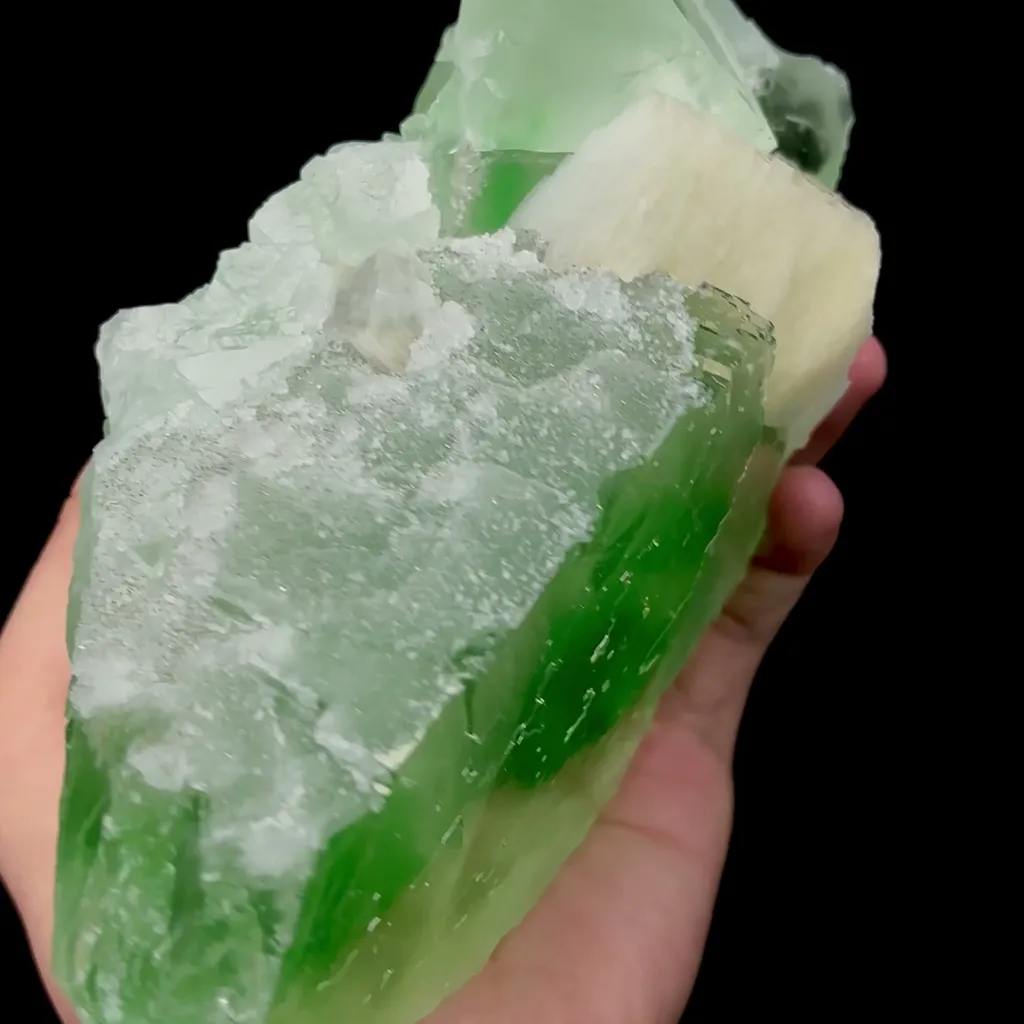 Natural Dark Green Large Phantom Fluorite Mineral Specimen,High Quality Specimen,ZHEJIANG,CHINA(175*109*80mm) - image 3
